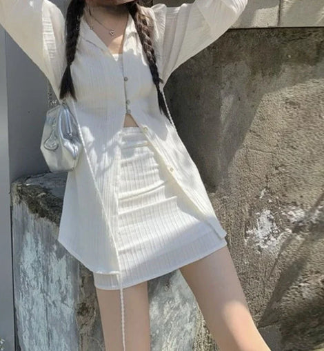 Fashionable Skirts for Women, High - Waisted Ruffled Half - Skirts in Summer, Fashionable Half - Skirts